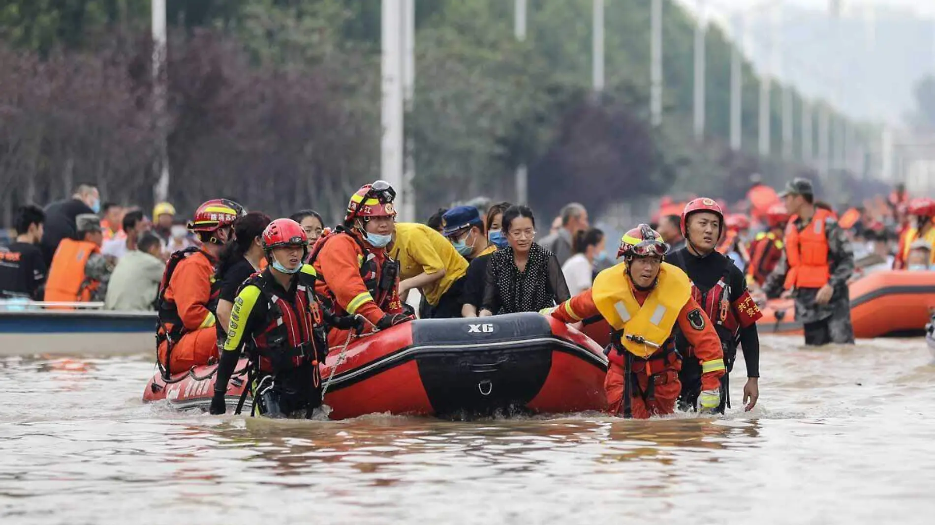 Inundaciones China-AFP